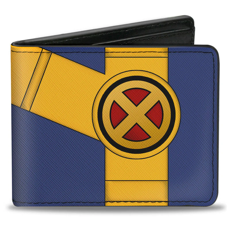X-Men Cyclops Utility Strap Marvel Comics Bi-fold Wallet - Image 1