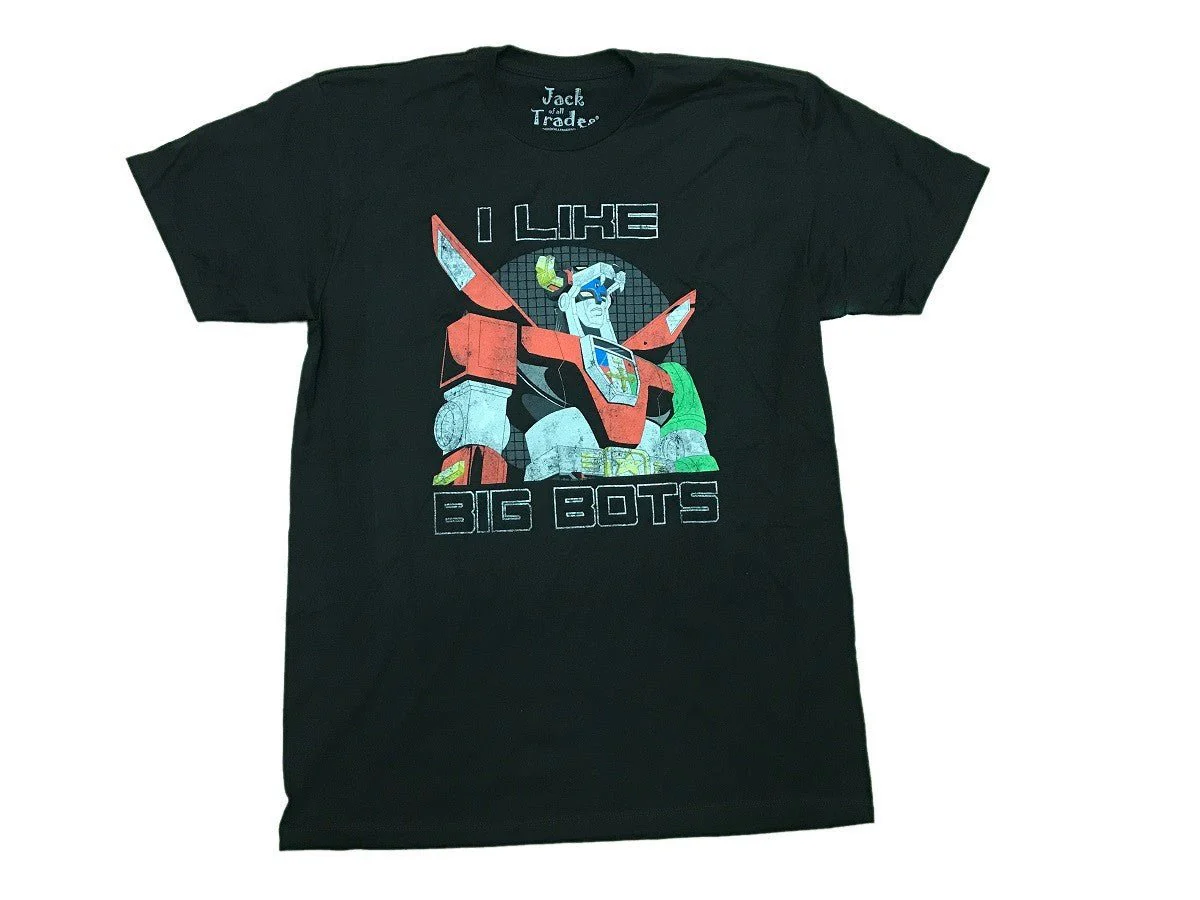 Voltron I Like Big Bots Adult T-Shirt - Image 1