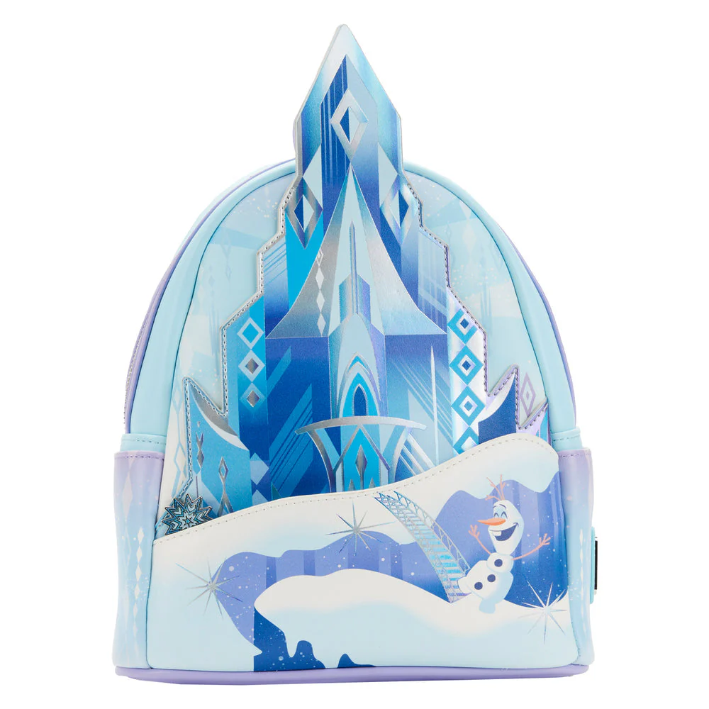 Loungefly Disney Frozen Princess Castle Womens Mini Backpack Purse - Image 1