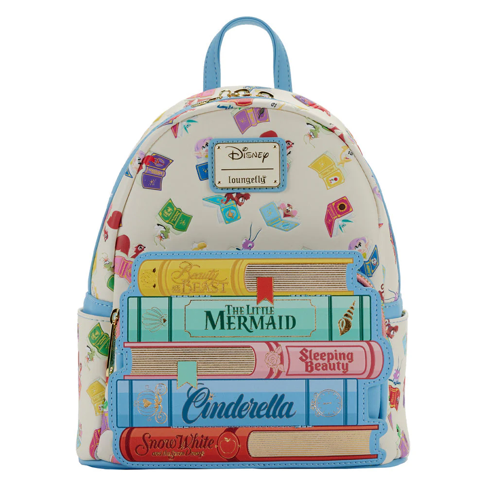 Loungefly Disney Princess Books Classics Backpack Womens Shoulder Bag Purse
