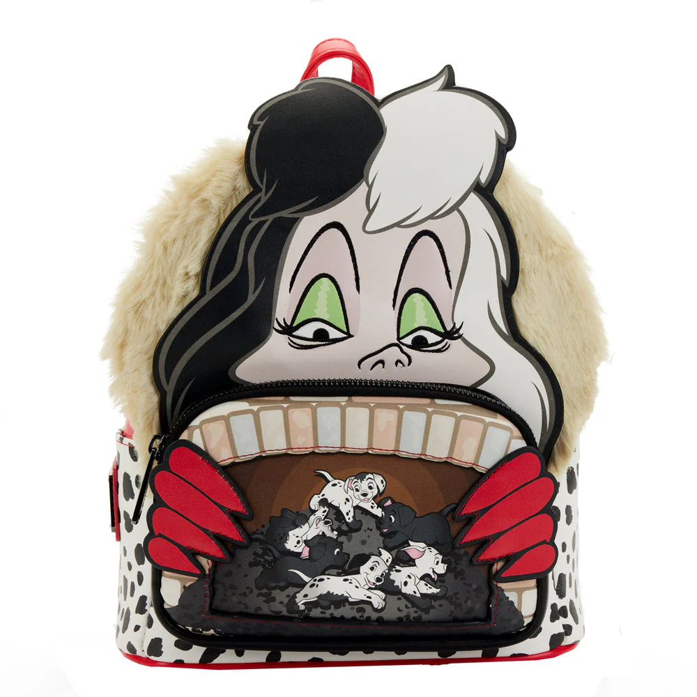 Loungefly Disney 101 Dalmatians Cruella De Villains Scene Mini Backpack - Image 1