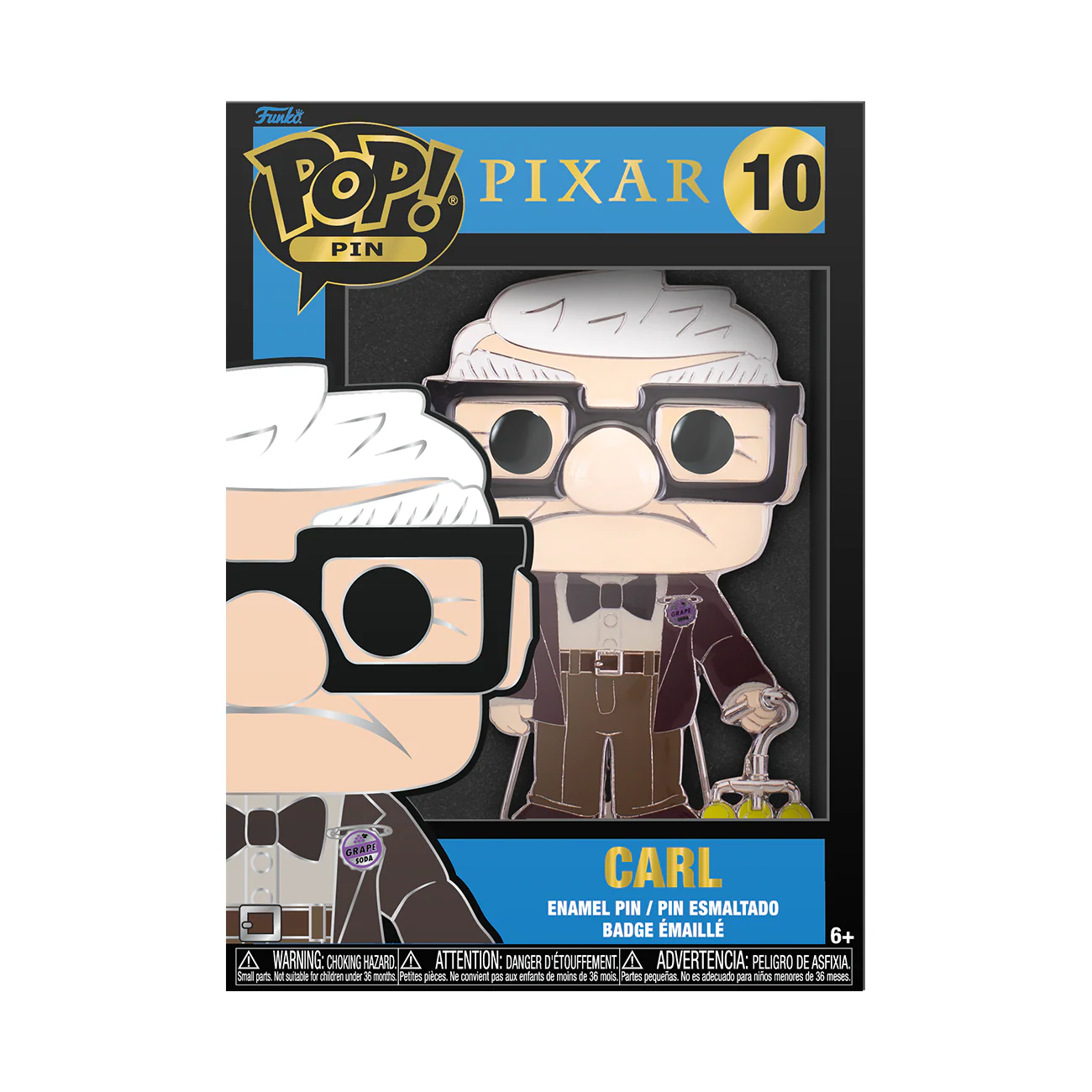Funko Pop! Sized Pins Disney Pixar: UP - Carl Pin - Image 2
