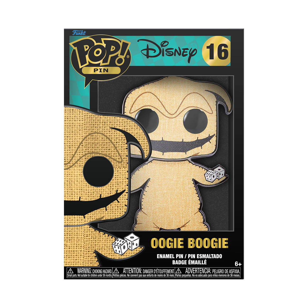 Funko Pop! Pins Disney: Nightmare Before Christmas - Oogie Boogie - Image 2