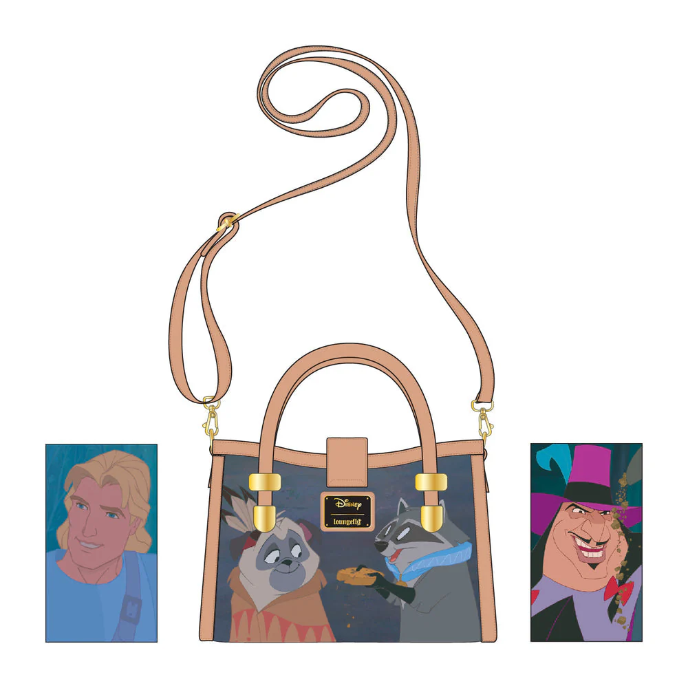 Loungefly Disney Pocahontas Princess Scene Crossbody Bag Purse - Image 3