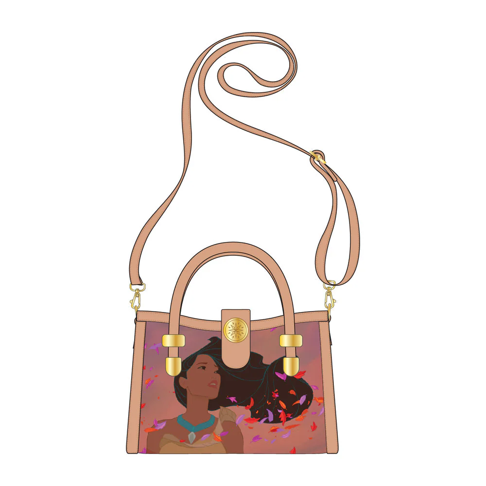 Loungefly Disney Pocahontas Princess Scene Crossbody Bag Purse - Image 2