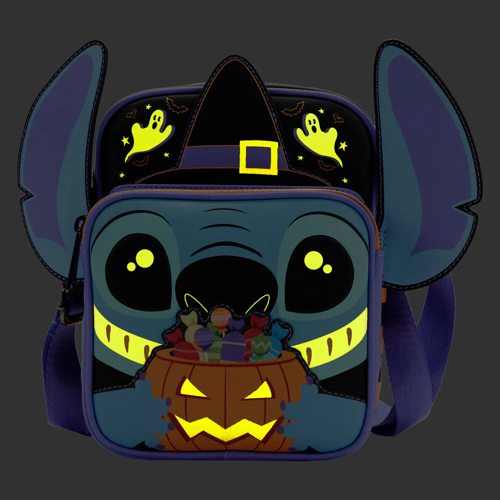 Loungefly Disney Lilo and Stitch Glow Halloween Passport Bag - Image 2