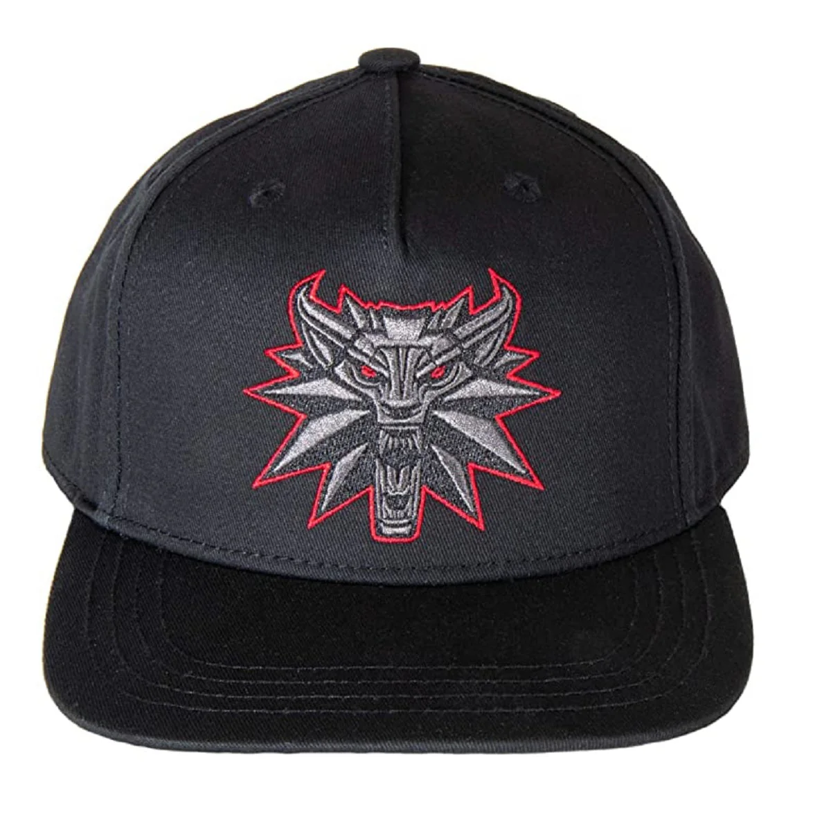 The Witcher 3 Black Wolf Snapback Baseball Hat - Image 2