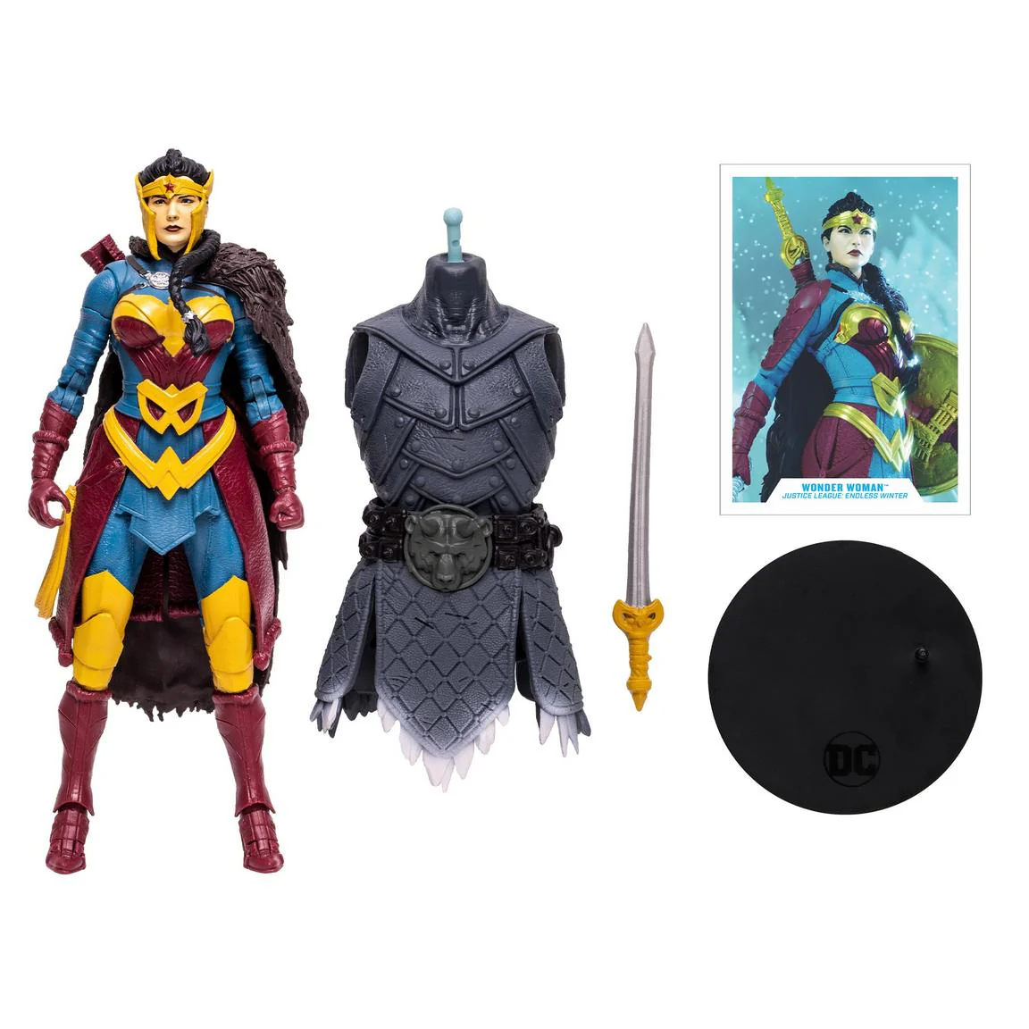 McFarlane Toys DC Multiverse Justice League: Endless Winter Wonder Woman Build-A-Figure 7-in Action Figure - Image 2