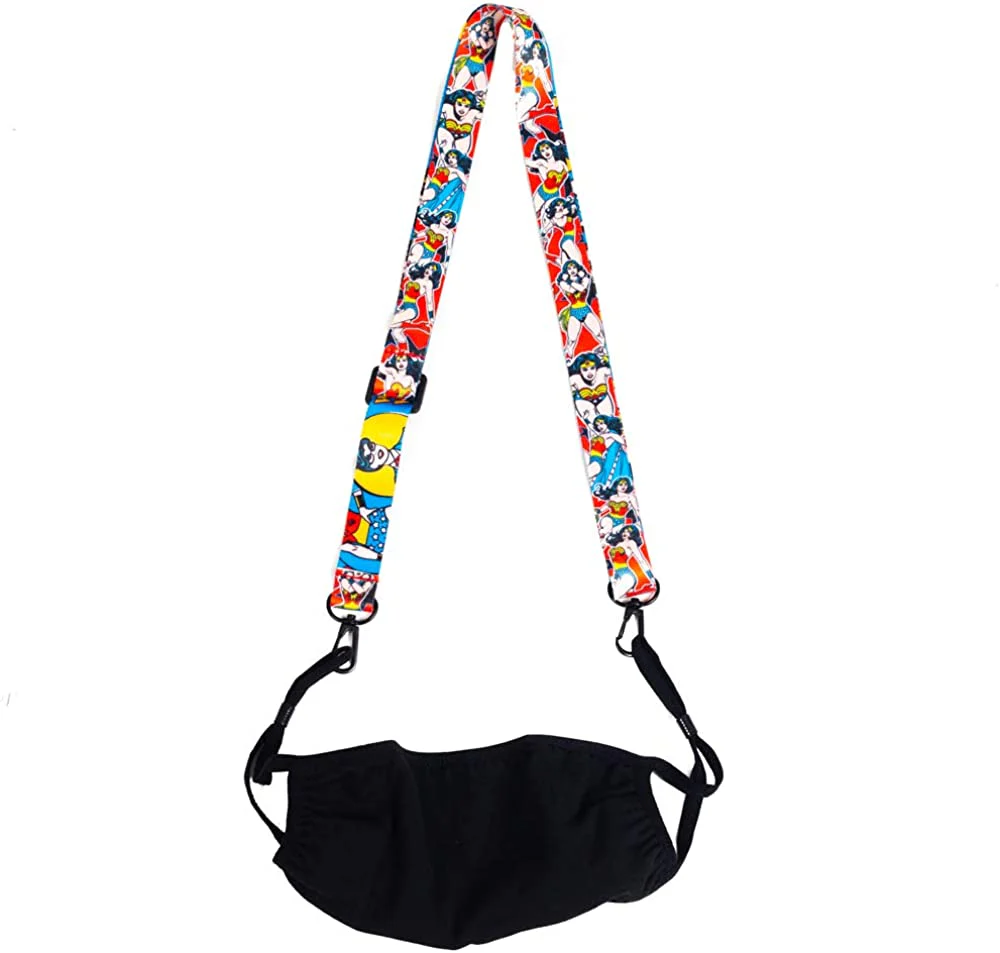 Wonder Woman Classic Comic Book Artwork Lanyard Neck Strap Id Holder