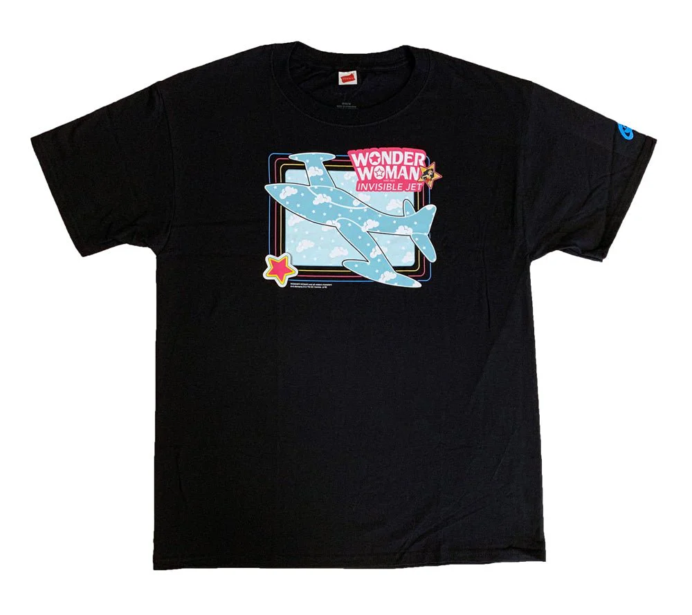 Wonder Woman Invisible Jet Premium Adult T Shirt - Image 1