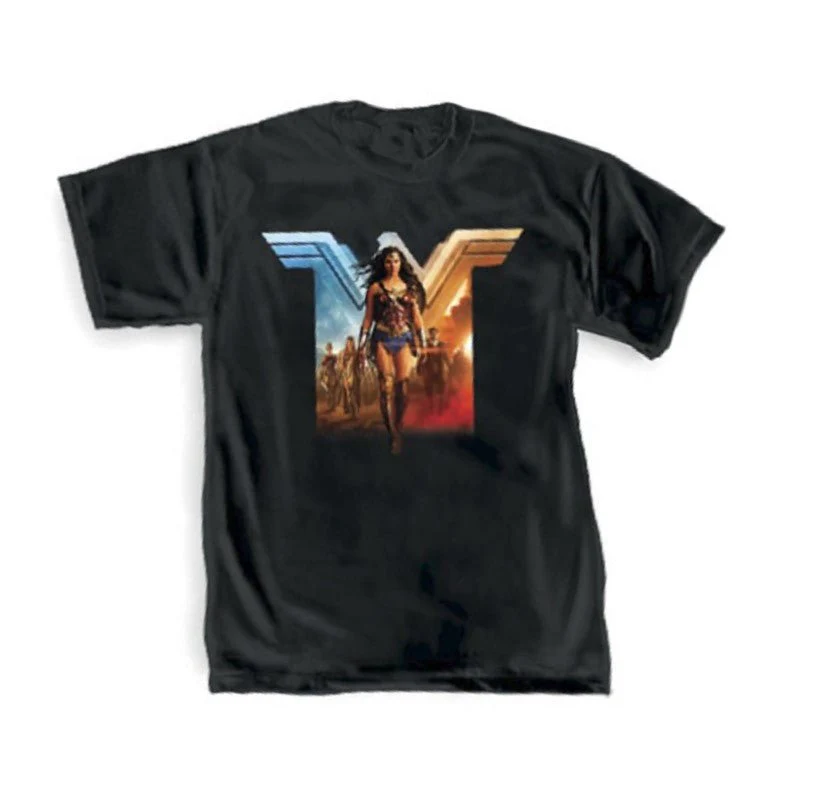 Wonder Woman Movie Red And Blue DC Comics Premium Adult T-Shirt - Image 1