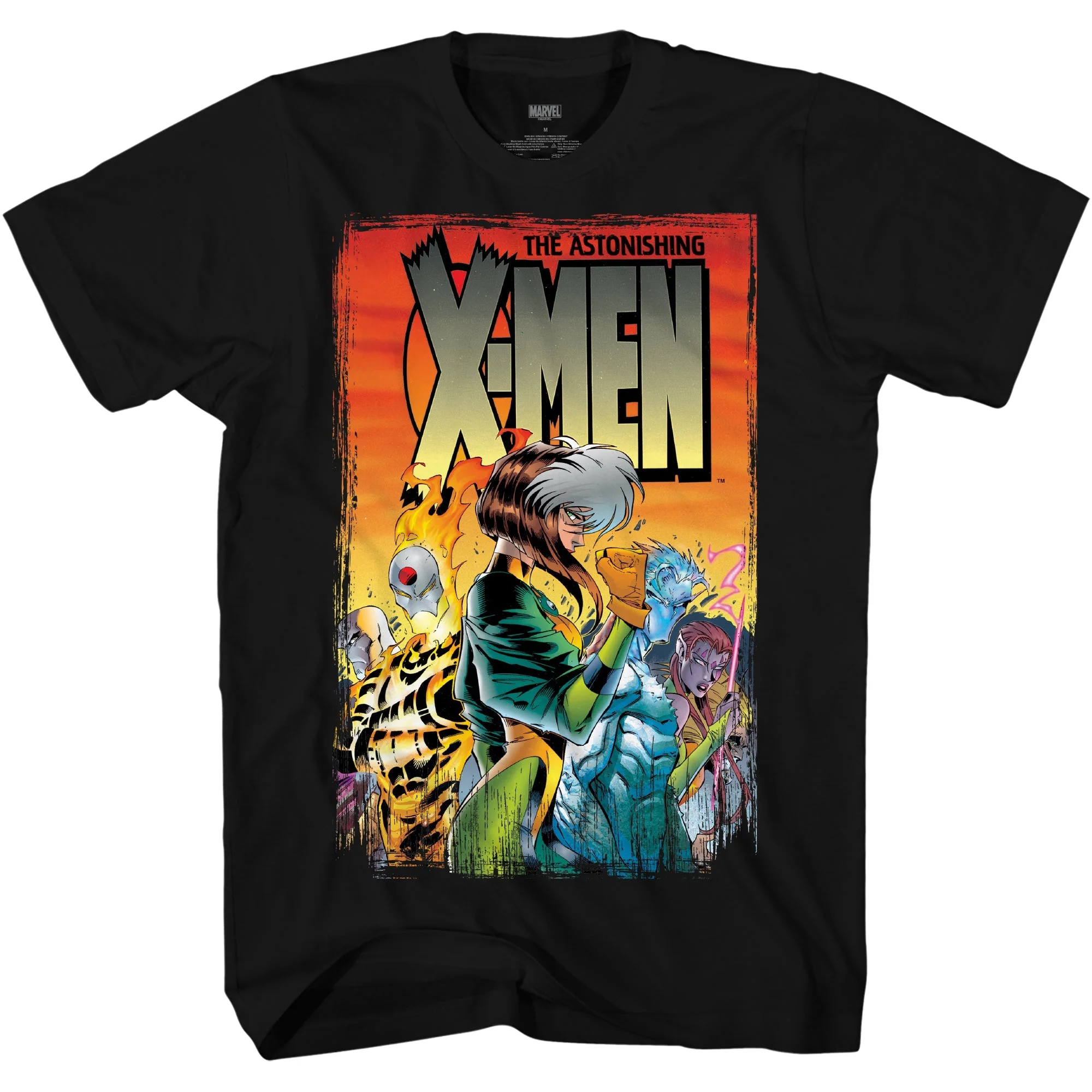 X-Men Age of Apocalypse Rogue And Crew Marvel Comics Adult T Shirt - Image 1