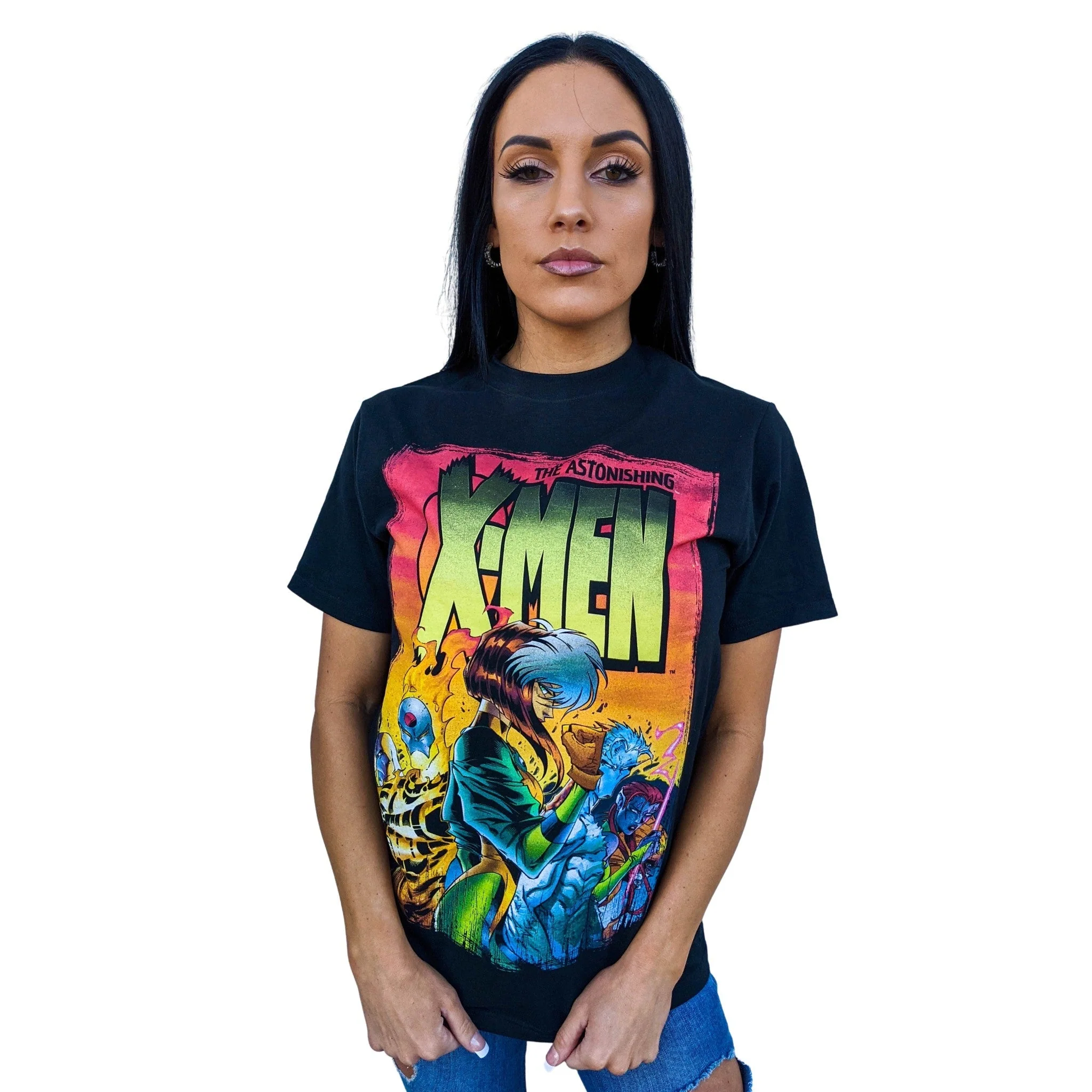 X-Men Age of Apocalypse Rogue And Crew Marvel Comics Adult T Shirt - Image 3