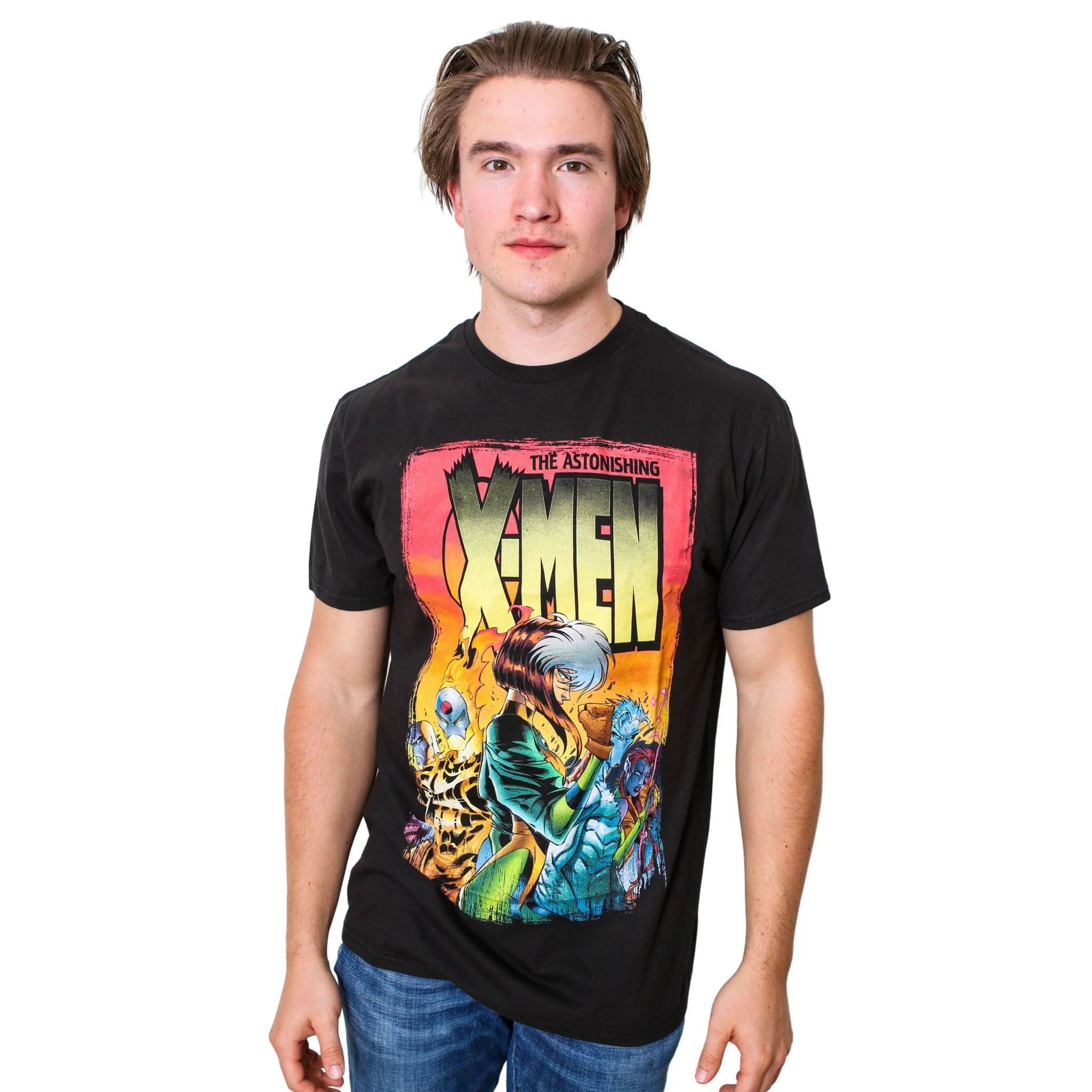 X-Men Age of Apocalypse Rogue And Crew Marvel Comics Adult T Shirt - Image 2