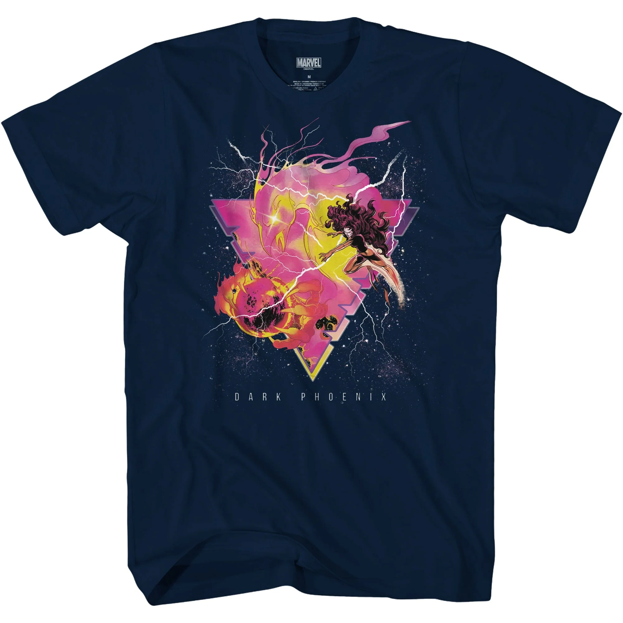 X-Men Burning Phoenix Icon Marvel Comics Adult T-Shirt - Image 1