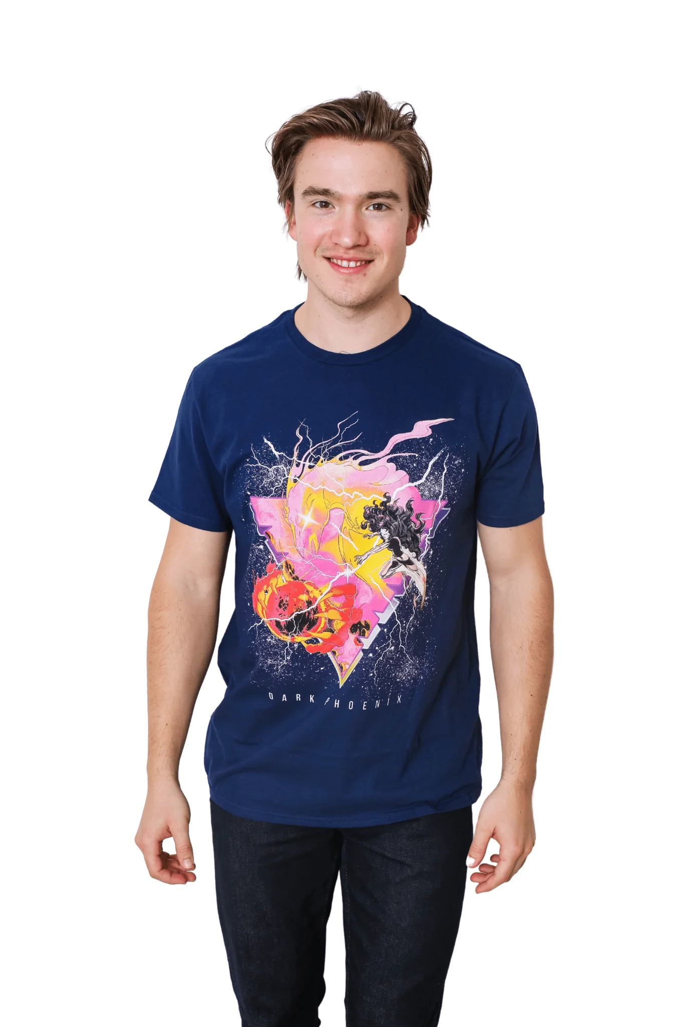 X-Men Burning Phoenix Icon Marvel Comics Adult T-Shirt - Image 2