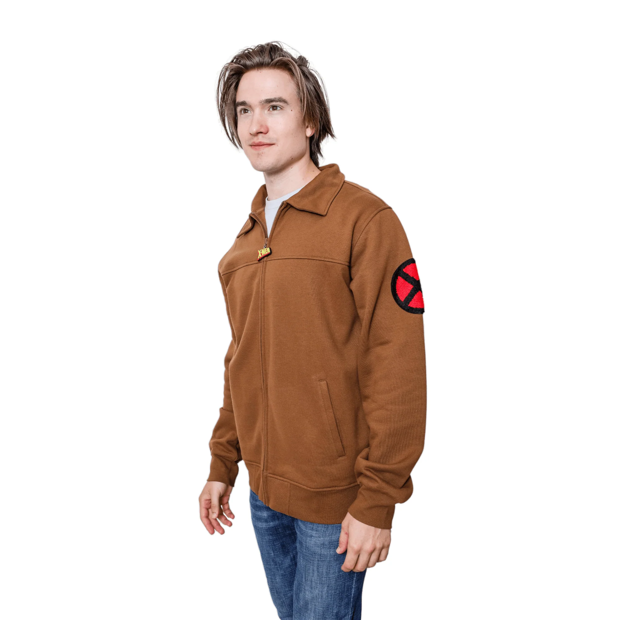 X-Men Cyclops 90's Animated Series Jacket Black Bird Marvel Comics Adult Jacket - Image 1