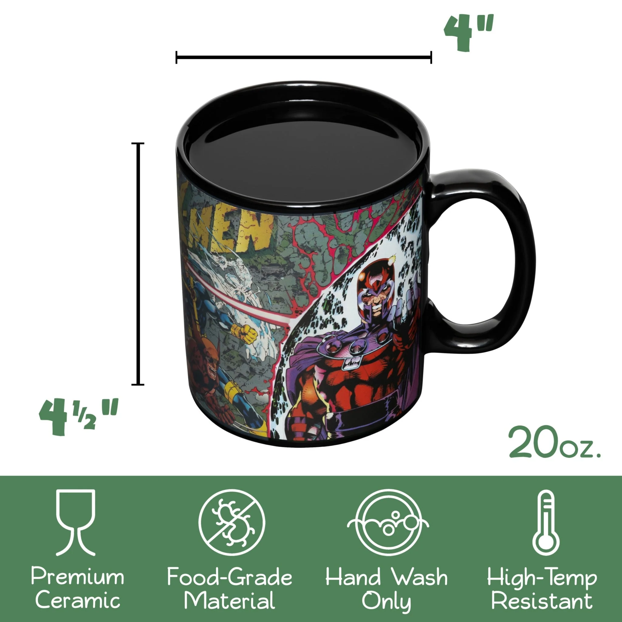Marvel X-Men First Issue All Covers 90's Heat Reactive Coffee Mug - Image 3