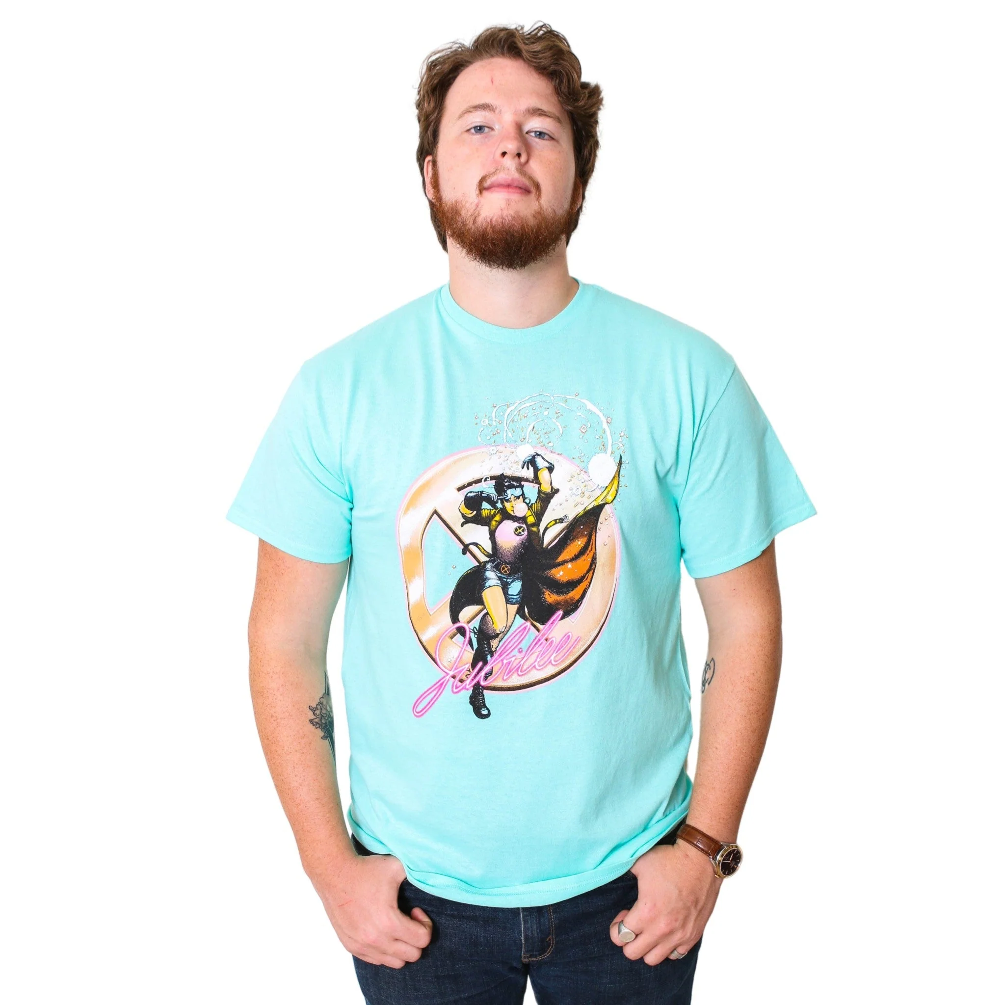 X-Men Jubilee Marvel Comics Adult T-Shirt - Image 2