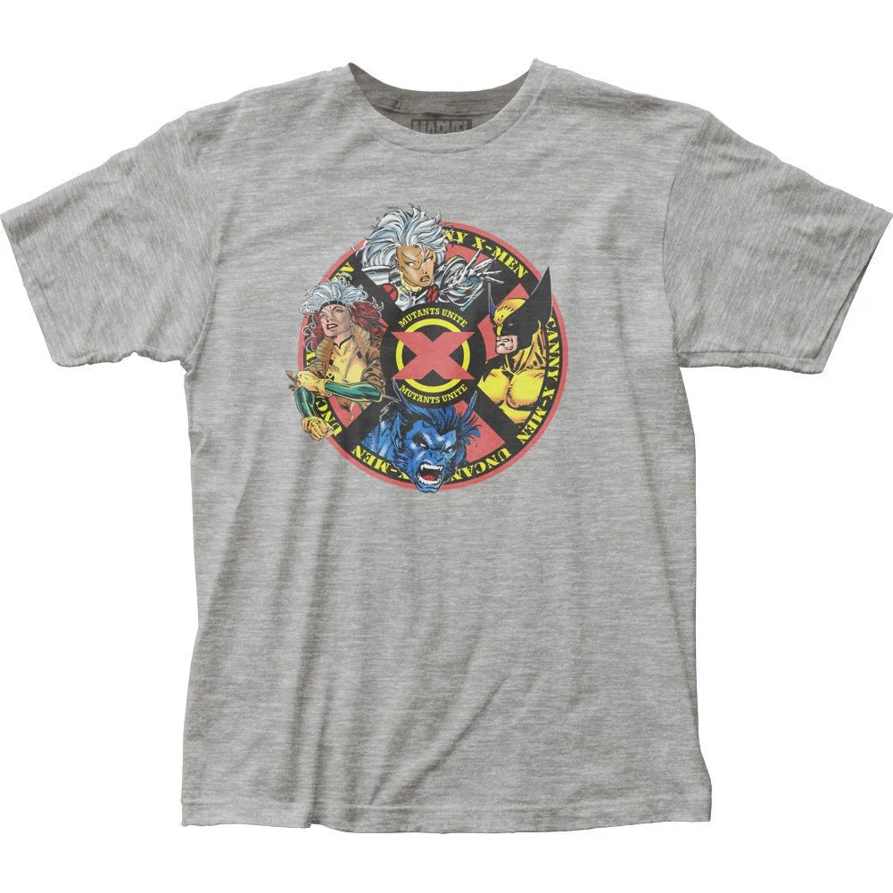 X-Men Mutant Circle Marvel Comics Adult T-Shirt - Image 1