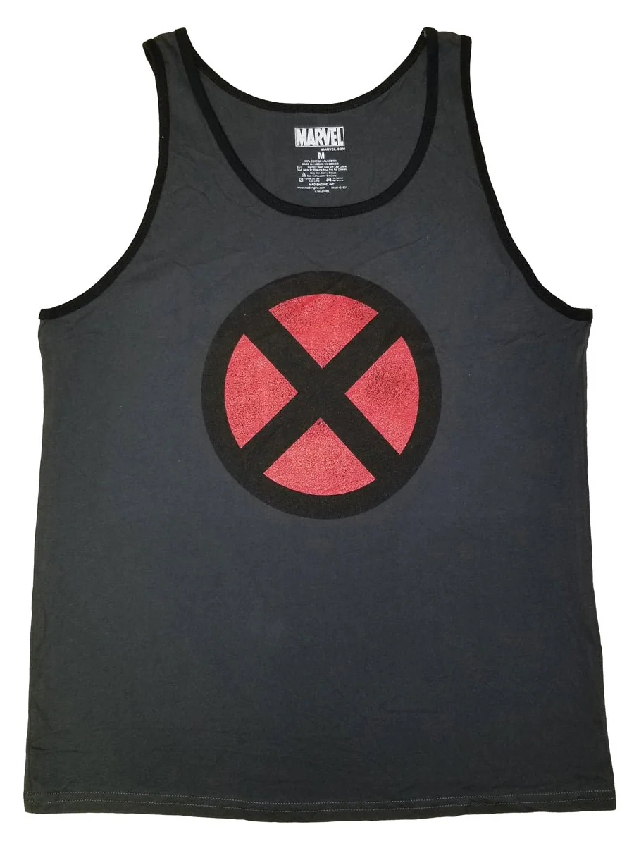X-Men Symbol Marvel Comics Adult Tank Top - Image 1