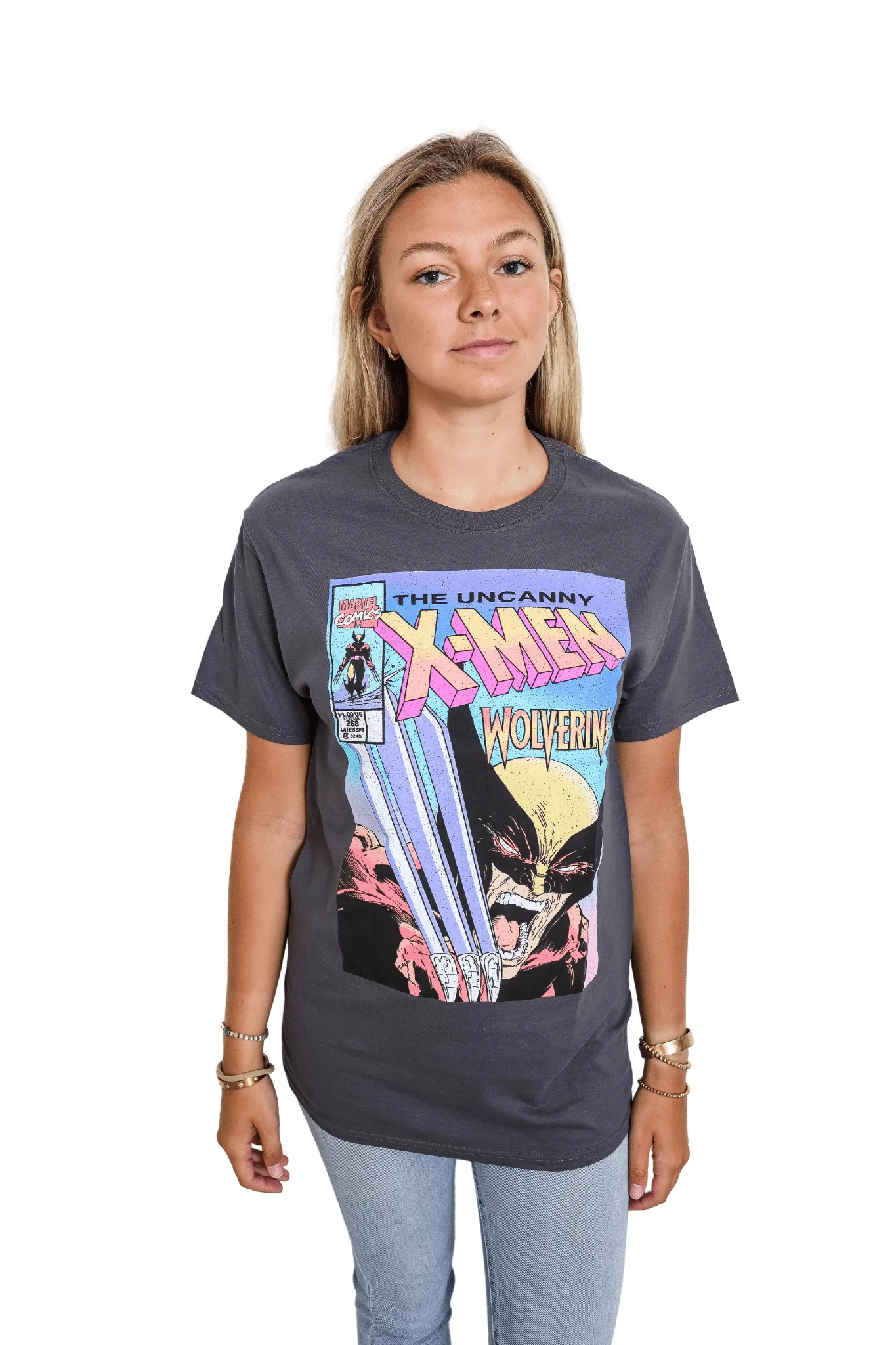 X-Men Uncanny Wolverine Claw Marvel Comics Officially Licensed Adult T-Shirt - Image 3