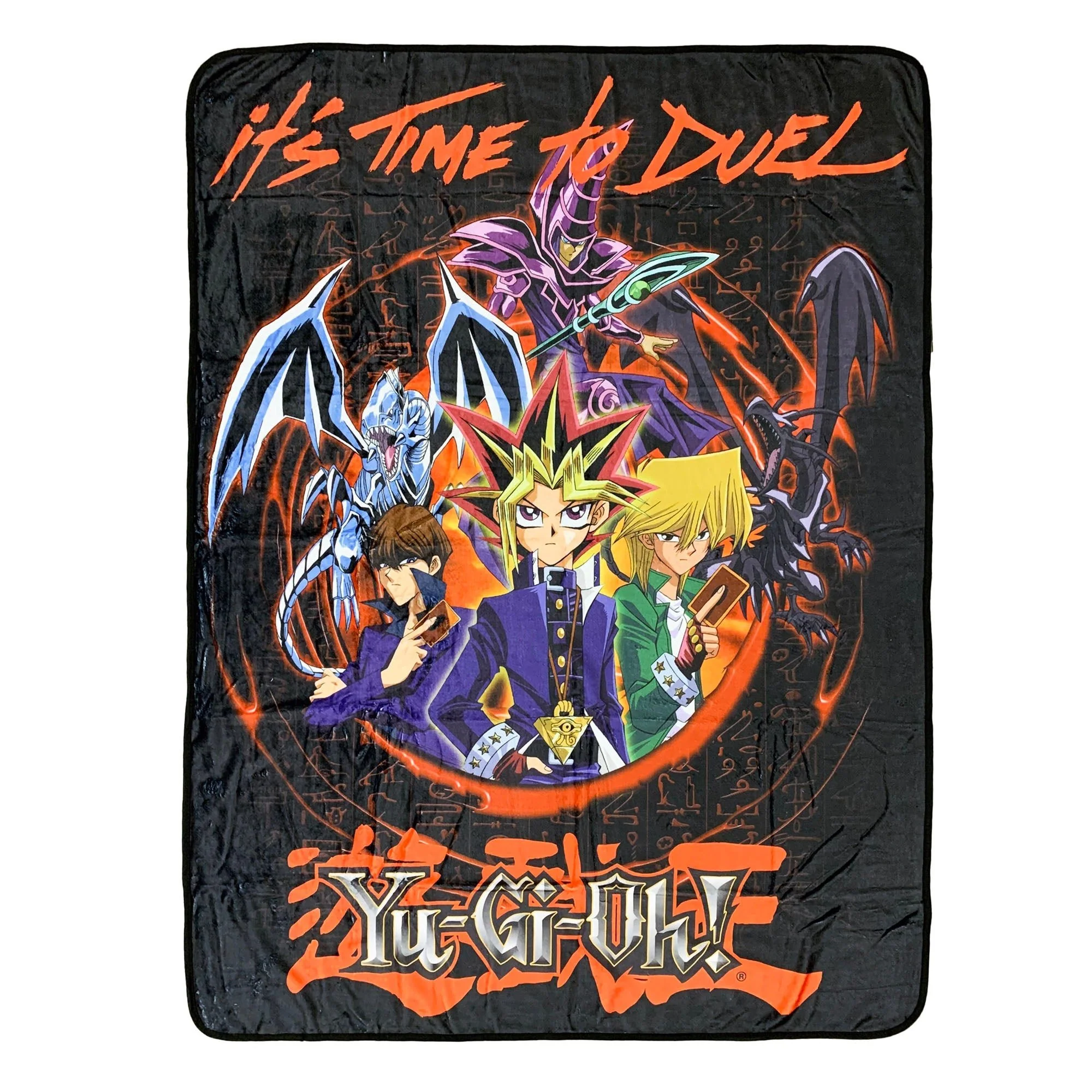 Yu-Gi-Oh! Group Fleece Throw Blanket 45in. By 60in.