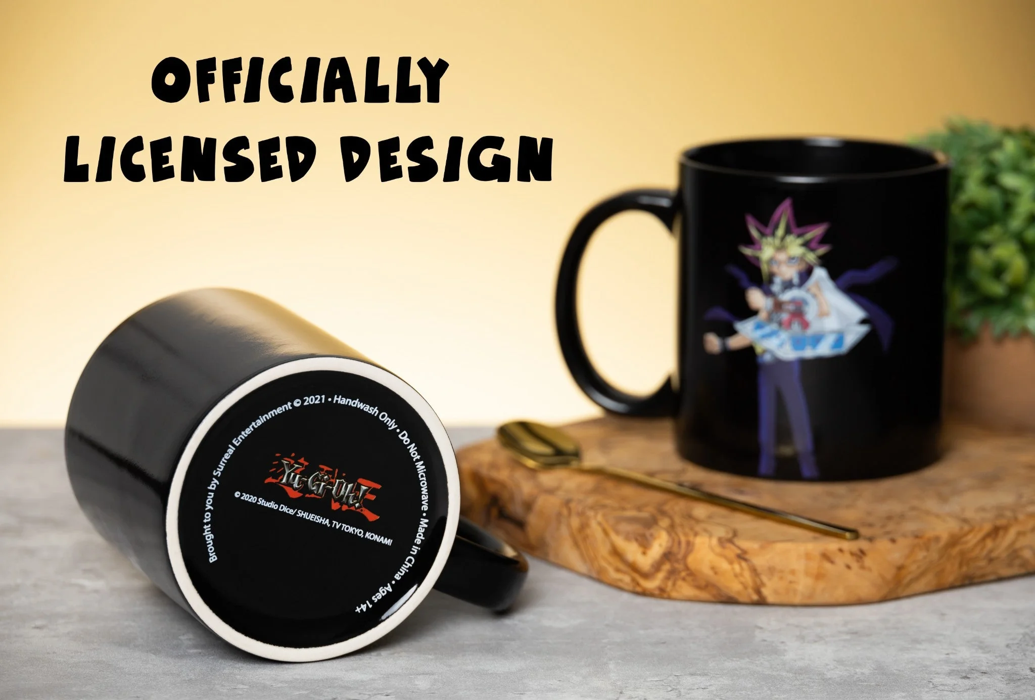 YU-GI-OH Yugi and Dark Magician 15 oz. Heat Change Ceramic Coffee Mug - Image 3