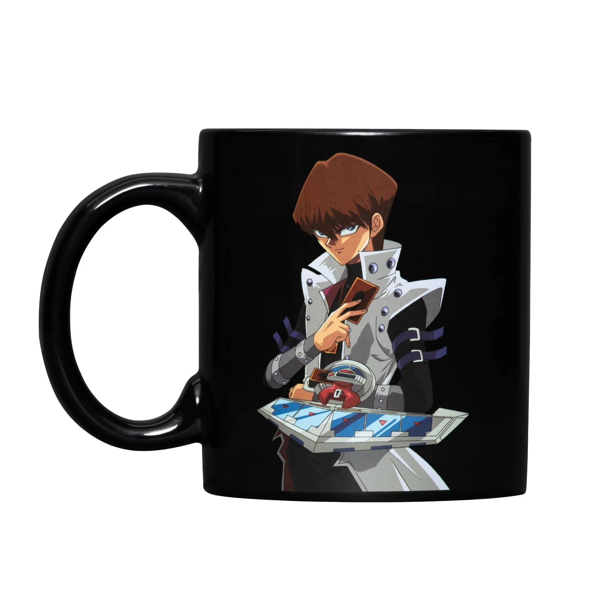 YU-GI-OH Seto Kiaba and Blue Eyes White Dragon 15 oz. Heat Change Ceramic Coffee Mug - Image 2